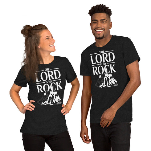 The Lord is My Rock Christian Bible Verse T-Shirt